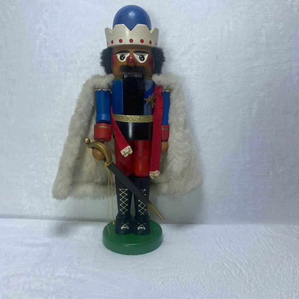 VTG Steinbach King Ludwig II Wooden‎ Nutcracker Soldier Christmas Limited Signed